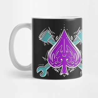 HOTROD/POKER: Hotrod and Poker Art Mug